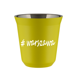 Cup 240 ml YELLOW "Warszawa"