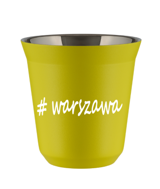 Kubek 240 ml ŻÓŁTY Warszawa