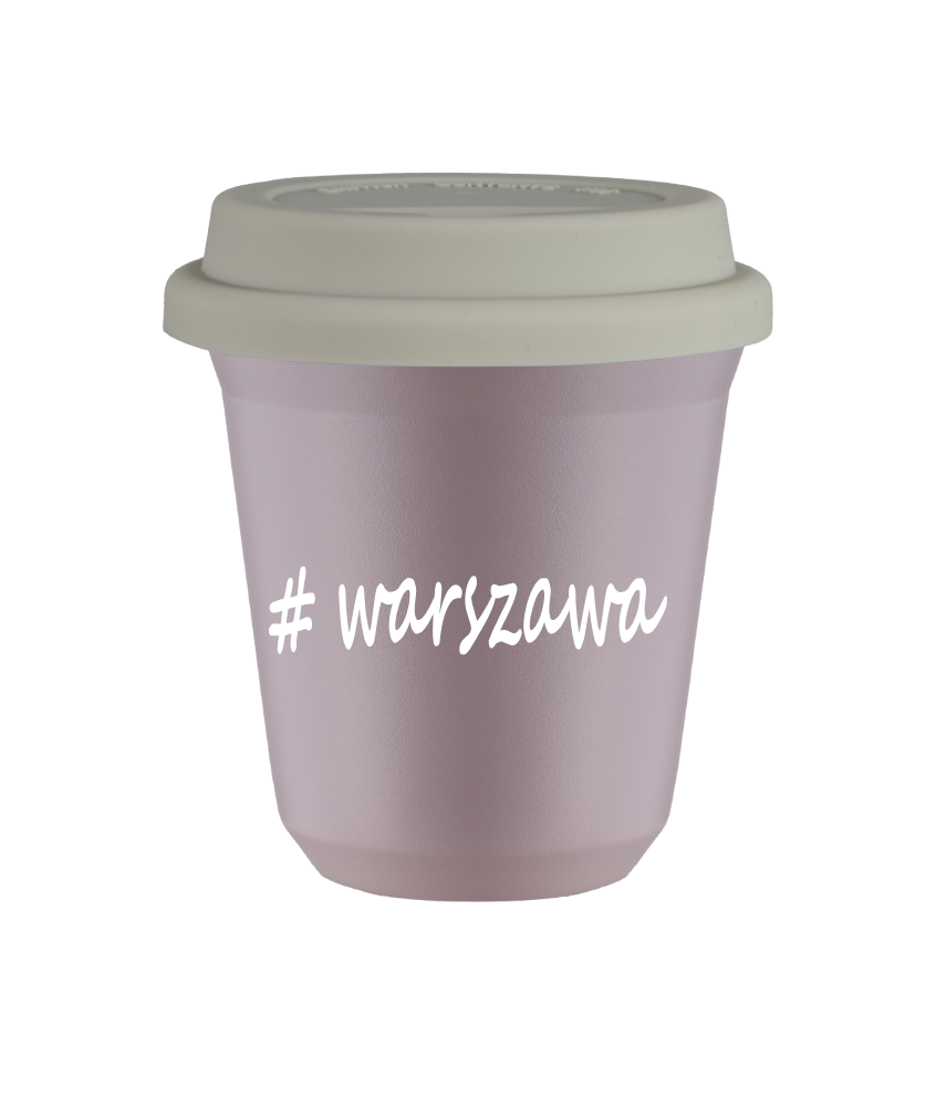 Kubek 80 ml LAWENDOWY Warszawa z pokrywką biala kubek termiczny na kawe | 70,00 zł Kubek 80 ml LAWENDOWY Warszawa z pokrywką biala kubek termiczny na kawe | 70,00 zł