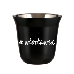 Cup 240 ml BLACK "Włocławek"
