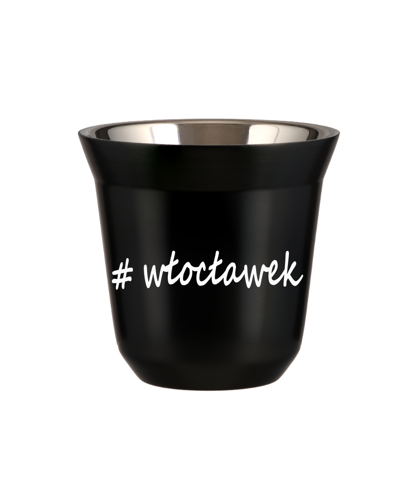 Cup 240 ml BLACK "Włocławek"