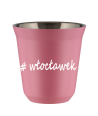 Kubek 80 ml RÓŻOWY Włocławek kubek termiczny na kawe | 65,00 zł