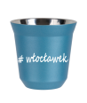 Kubek 80 ml BŁĘKITNY METALIC Włocławek kubek termiczny na kawe | 65,00 zł