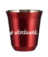 Kubek 240 ml CZERWONY METALIC Włocławek kubek termiczny na kawe | 70,00 zł
