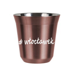 Cup 150 ml ROSE GOLD "Włocławek"