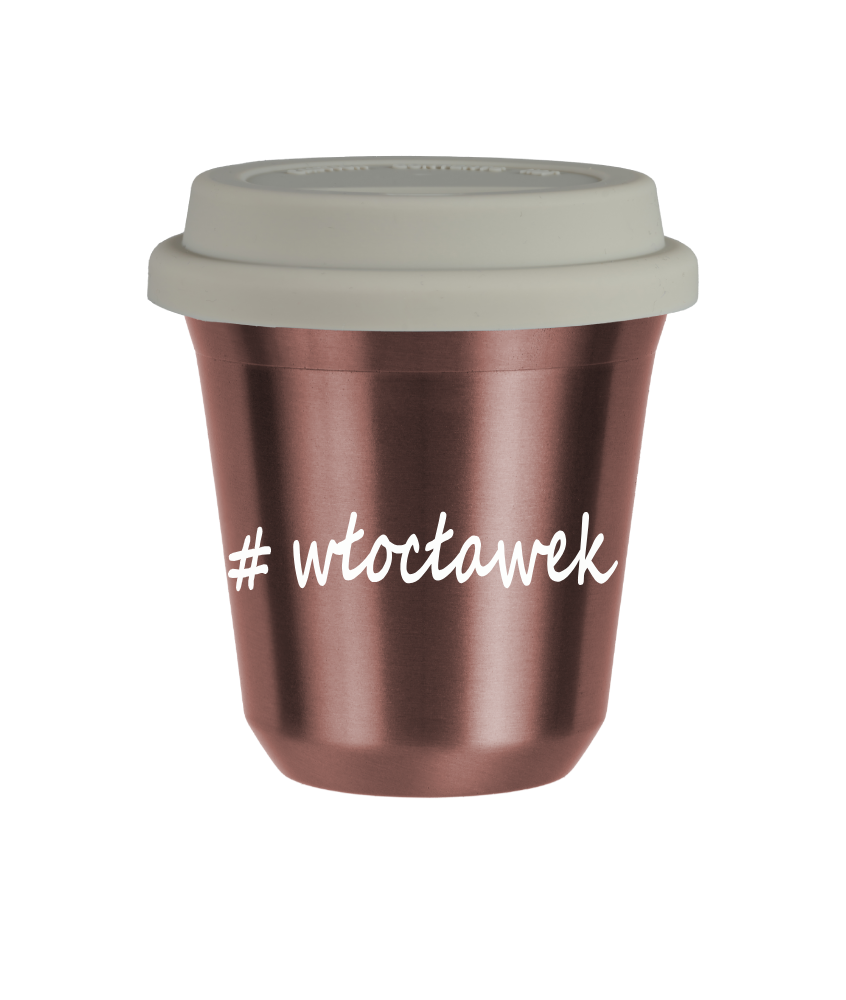Kubek 240 ml RÓŻOWE ZŁOTO Włocławek z pokrywką biala kubek termiczny na kawe | 75,00 zł Kubek 240 ml RÓŻOWE ZŁOTO Włocławek z pokrywką biala kubek termiczny na kawe | 75,00 zł