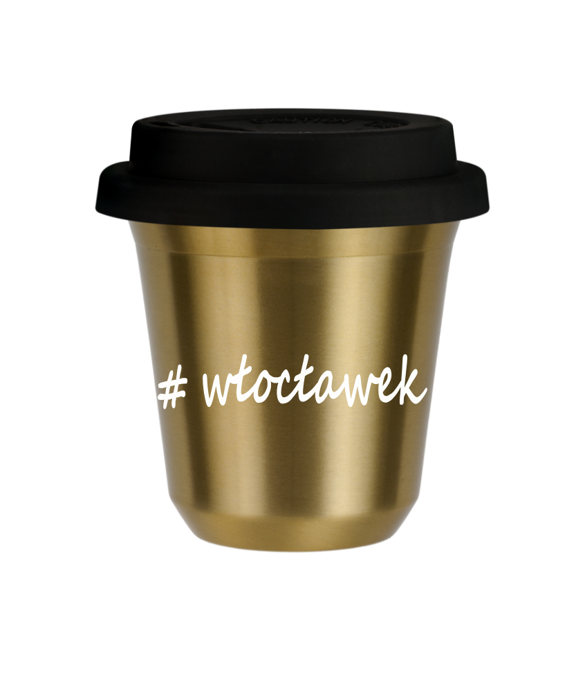 Kubek 240 ml ZŁOTY Włocławek z pokrywką czarna kubek termiczny na kawe | 75,00 zł Kubek 240 ml ZŁOTY Włocławek z pokrywką czarna kubek termiczny na kawe | 75,00 zł