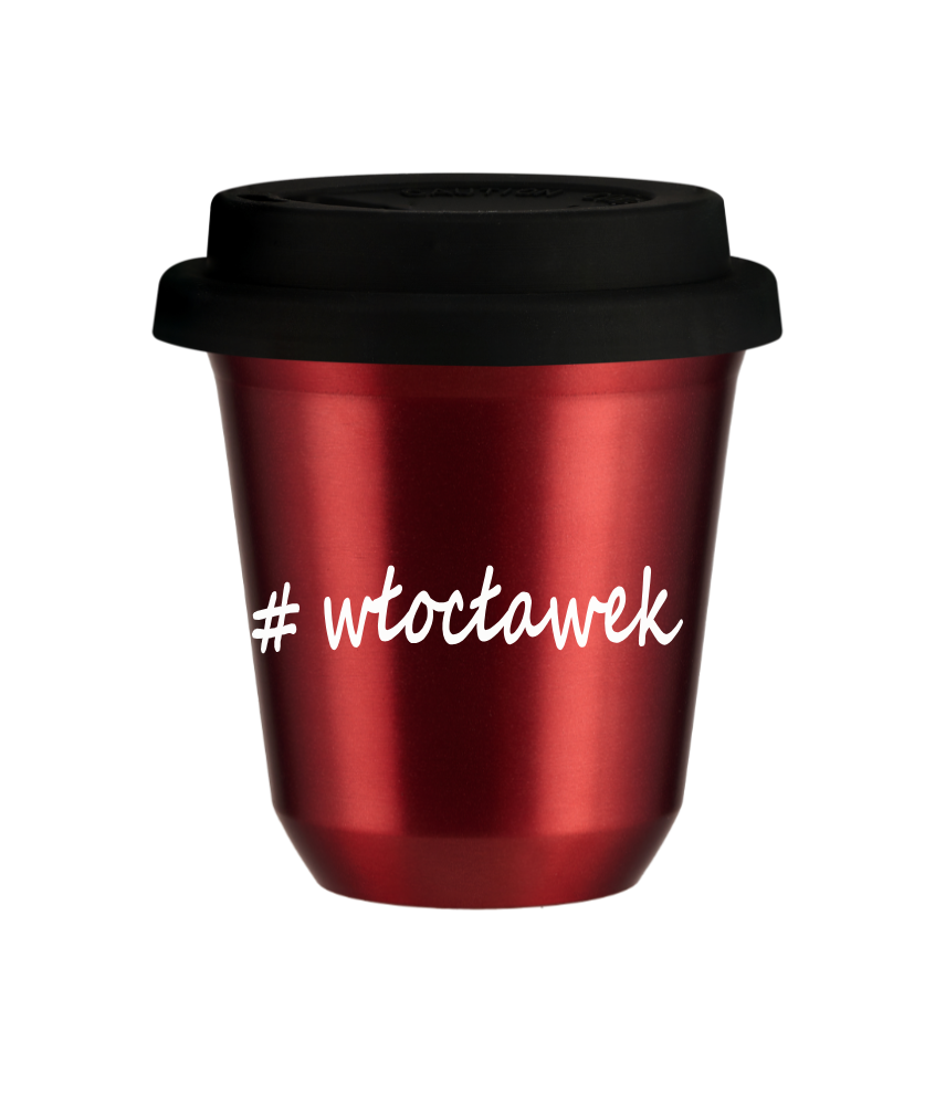 Kubek 150 ml CZERWONY METALIC Włocławek z pokrywką czarna kubek termiczny na kawe | 70,00 zł Kubek 150 ml CZERWONY METALIC Włocławek z pokrywką czarna kubek termiczny na kawe | 70,00 zł