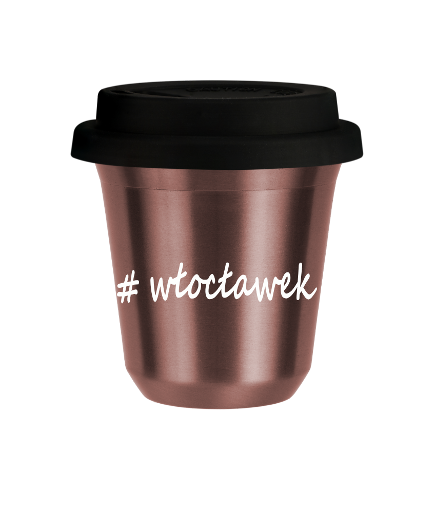 Kubek 80 ml RÓŻOWE ZŁOTO Włocławek z pokrywką czarna kubek termiczny na kawe | 70,00 zł Kubek 80 ml RÓŻOWE ZŁOTO Włocławek z pokrywką czarna kubek termiczny na kawe | 70,00 zł