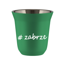 Cup 80 ml GREEN "Zabrze"