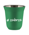 Kubek 240 ml ZIELONY Zabrze kubek termiczny na kawe | 70,00 zł
