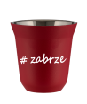 Kubek 80 ml CZERWONY Zabrze kubek termiczny na kawe | 65,00 zł