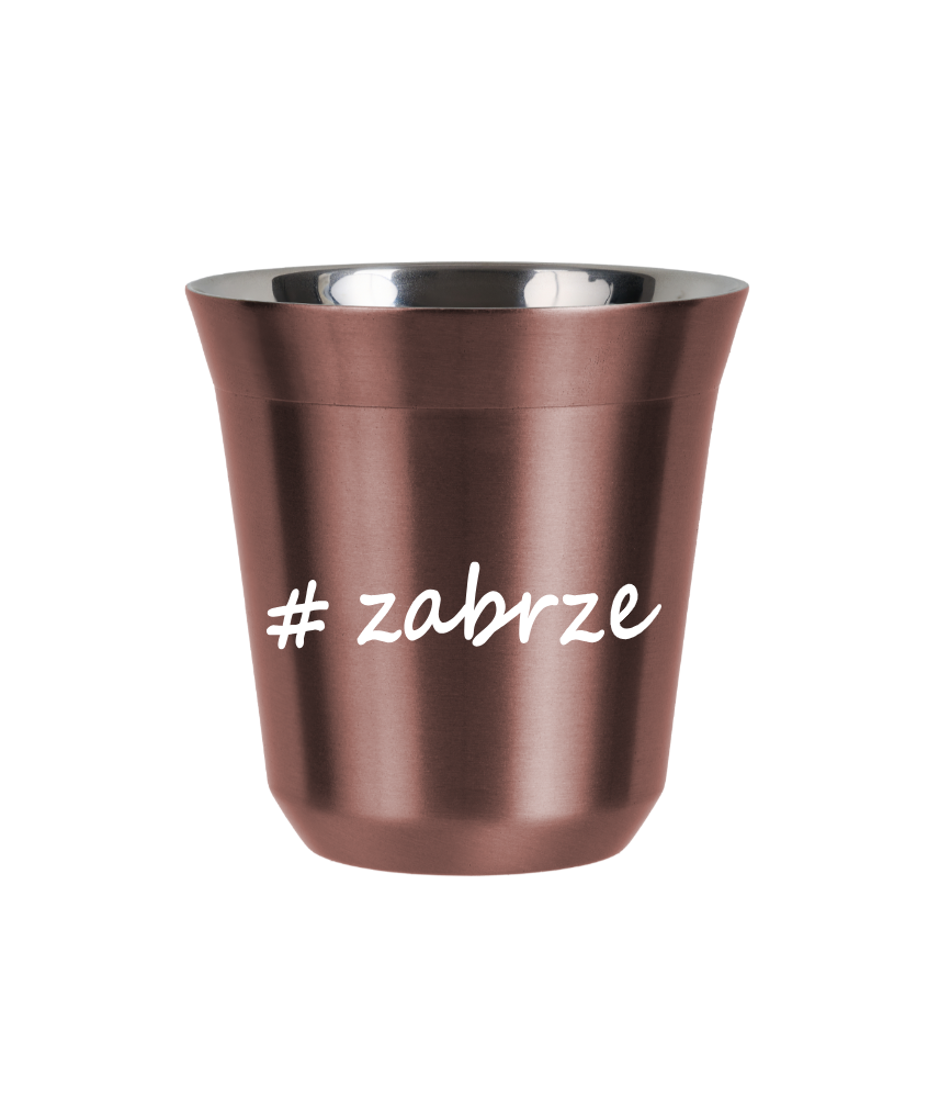Kubek 80 ml RÓŻOWE ZŁOTO Zabrze kubek termiczny na kawe | 65,00 zł Kubek 80 ml RÓŻOWE ZŁOTO Zabrze kubek termiczny na kawe | 65,00 zł