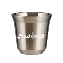 Cup 80 ml SILVER "Zabrze"