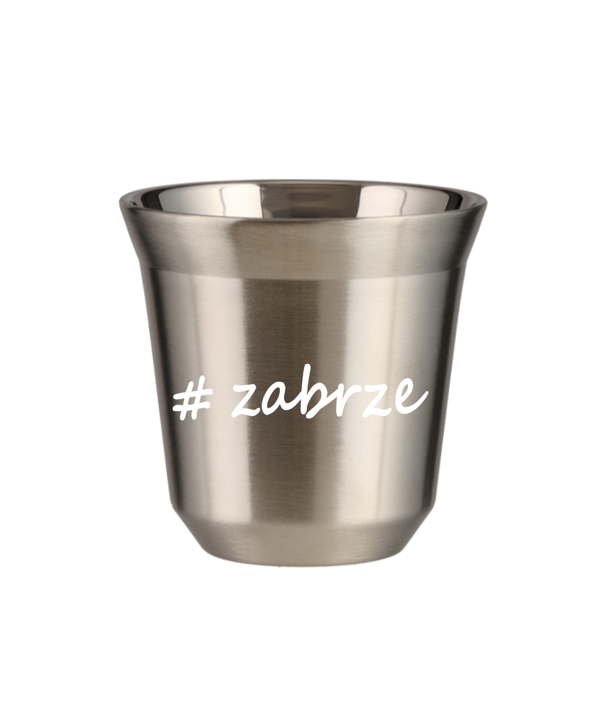 Cup 80 ml SILVER "Zabrze"
