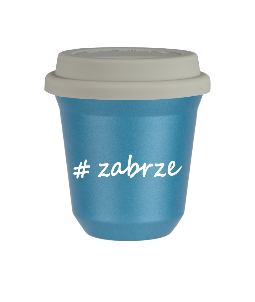 Kubek 240 ml BŁĘKITNY METALIC Zabrze z pokrywką biala kubek termiczny na kawe | 75,00 zł Kubek 240 ml BŁĘKITNY METALIC Zabrze z pokrywką biala kubek termiczny na kawe | 75,00 zł