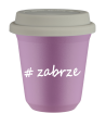 Kubek 150 ml LILIOWY Zabrze z pokrywką biala kubek termiczny na kawe | 70,00 zł