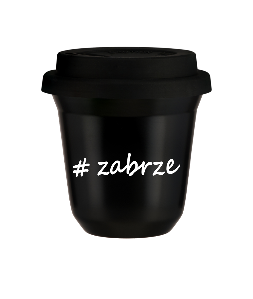 Kubek 80 ml CZARNY Zabrze z pokrywką czarna kubek termiczny na kawe | 70,00 zł Kubek 80 ml CZARNY Zabrze z pokrywką czarna kubek termiczny na kawe | 70,00 zł
