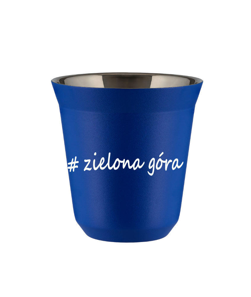 Cup 240 ml BLUE "Zielona Góra"