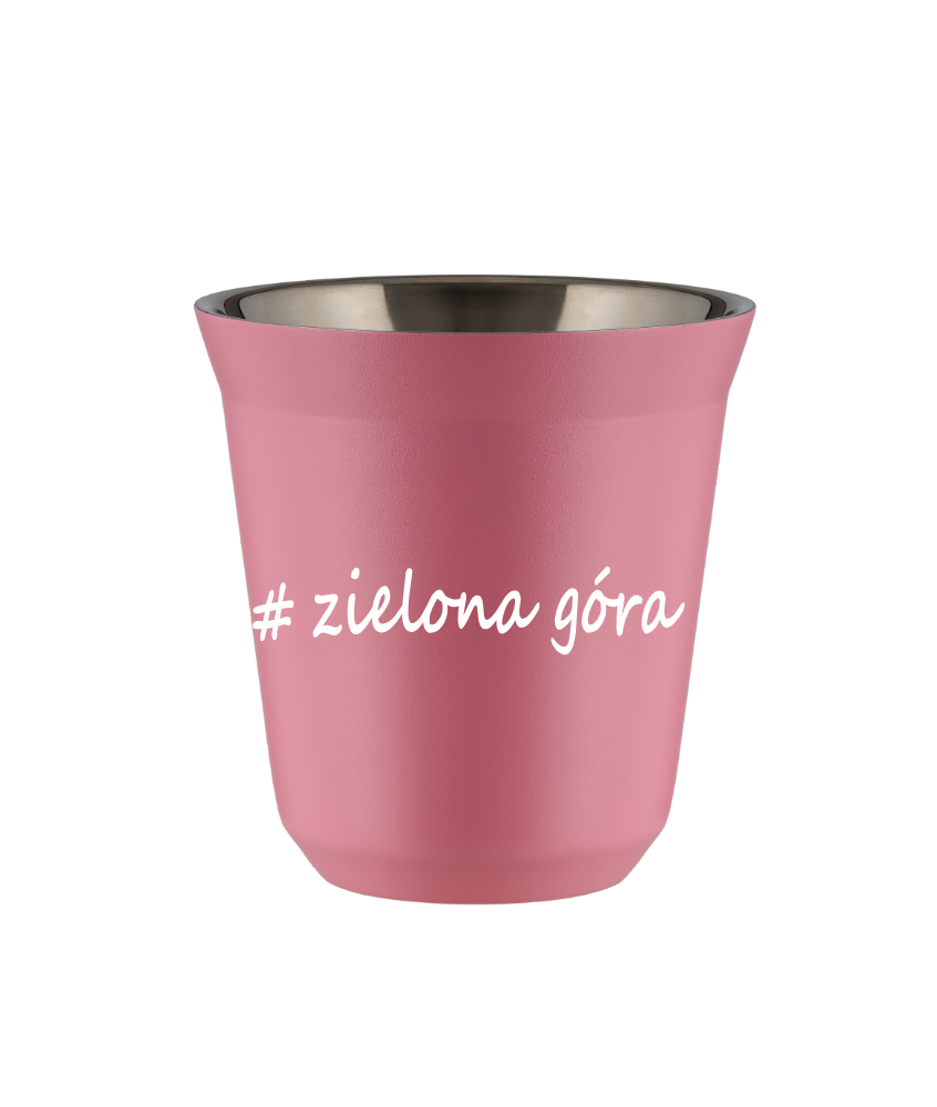Cup 80 ml PINK "Zielona Góra"