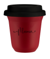 Kubek czerwony „Mama” z serduszkami 80 ml kubek termiczny na kawe | 70,00 zł