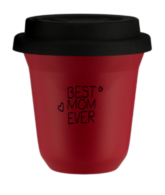 Kubek czerwony Best Mom Ever 80 ml