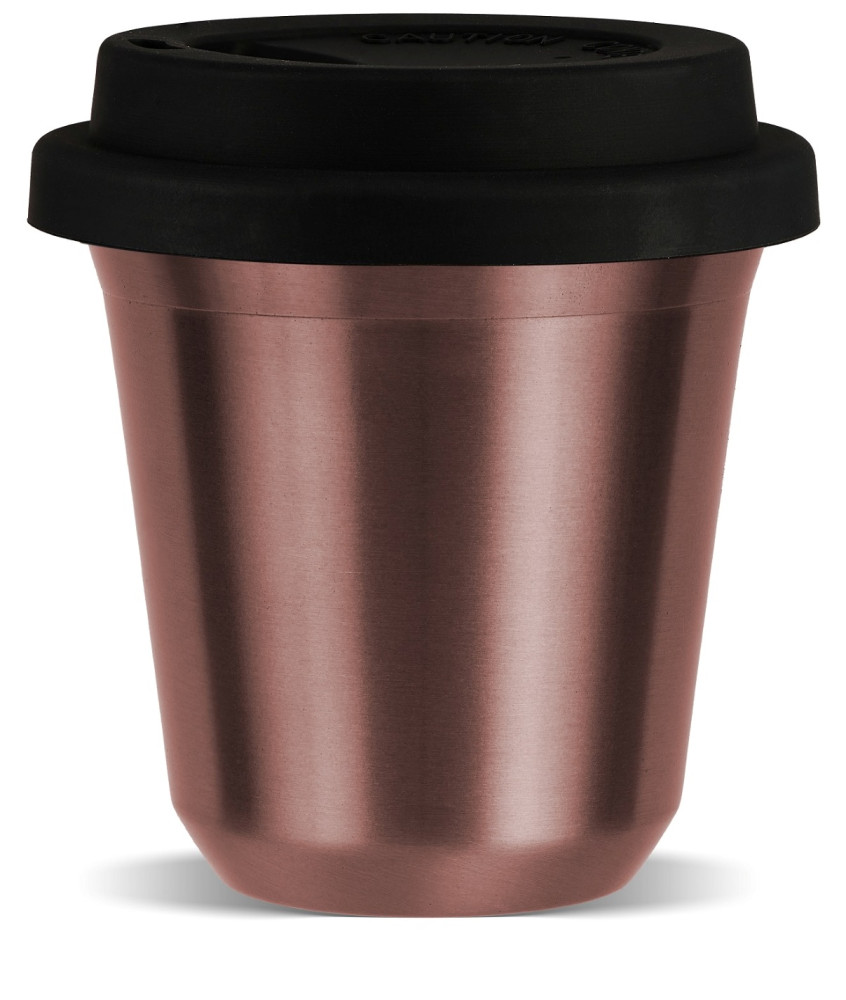 Kubek różowe złoto 240 ml z pokrywką czarną kubek termiczny na kawe | 80,00 zł Kubek różowe złoto 240 ml z pokrywką czarną kubek termiczny na kawe | 80,00 zł