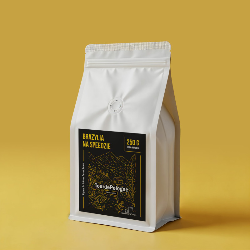Kawa Brazylia na Speedzie – Limitowana Edycja Tour de Pologne 250g