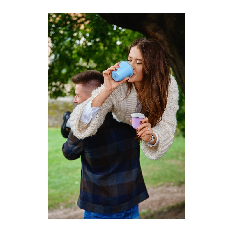 Kubek 240 ml BŁĘKITNY METALIC