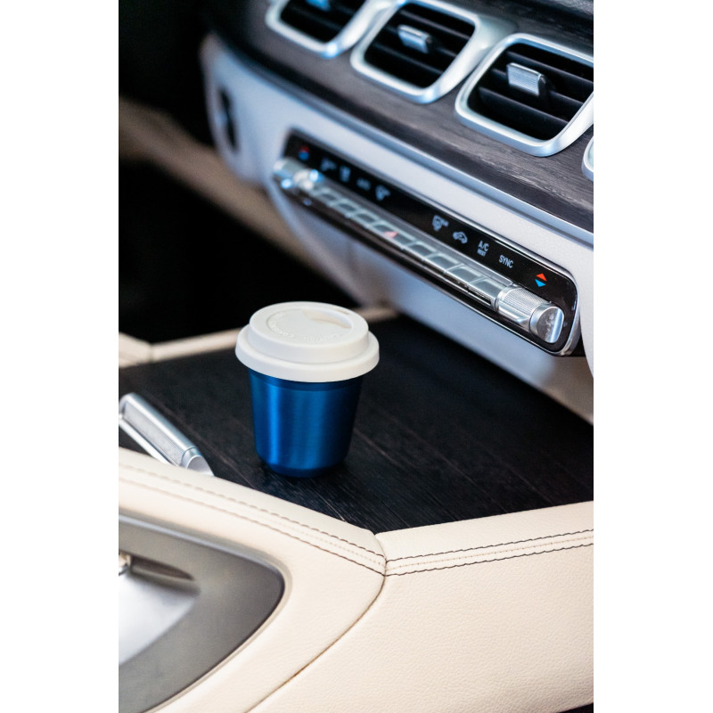 Кружка 80 мл СИНІЙ МЕТАЛІК