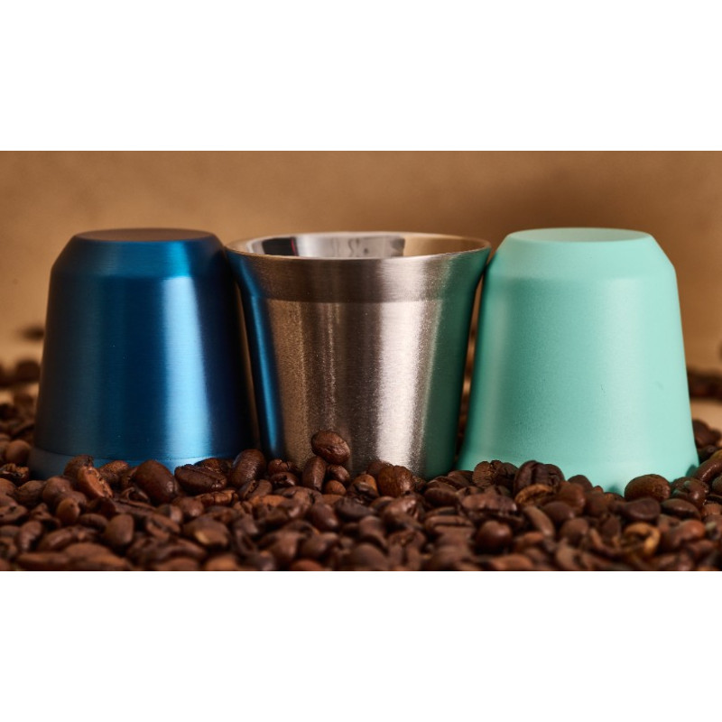 Кружка 80 мл СИНІЙ МЕТАЛІК