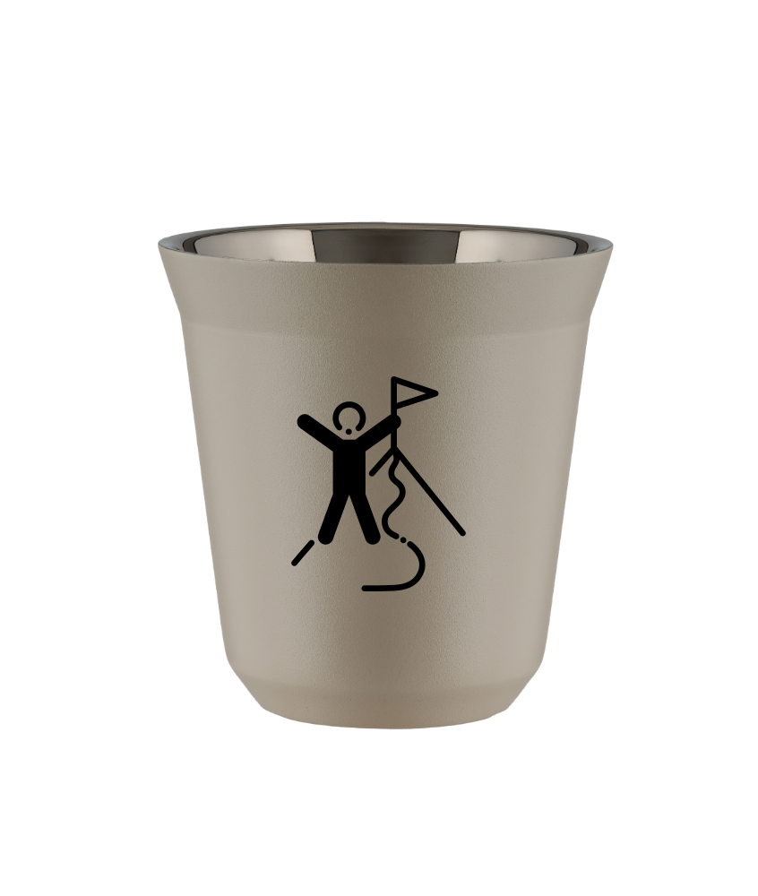 Kubek 80 ml BEŻOWY "Wspinaczka 1"