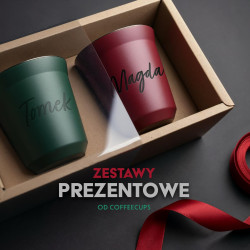 Zestaw prezentowy 2 kubki z personalizacją