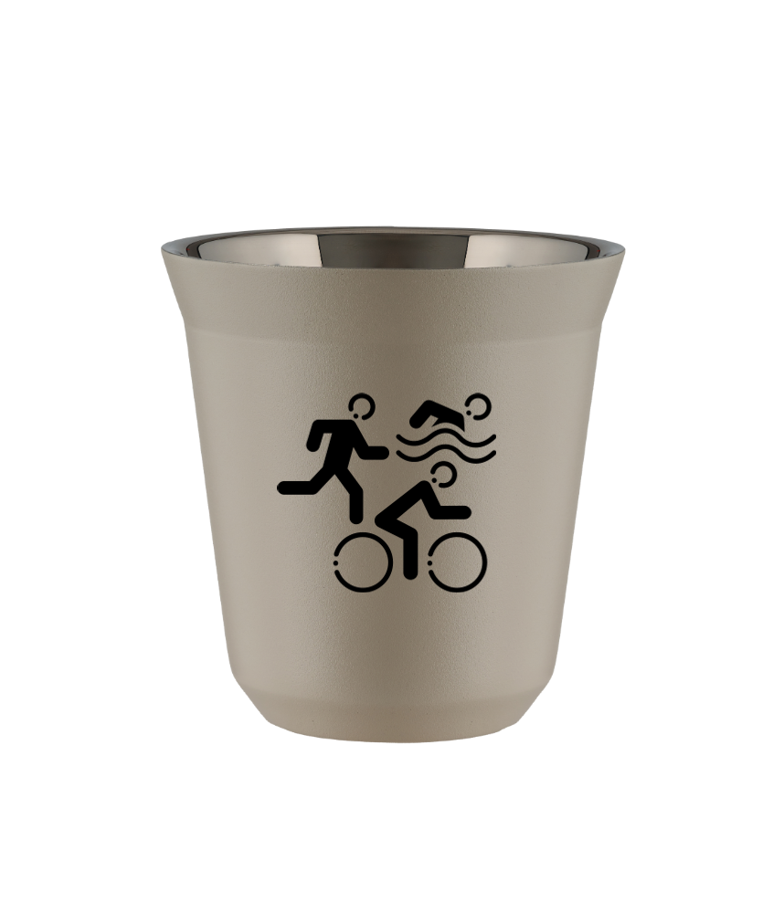 Kubek 80 ml BEŻOWY "Sporty"
