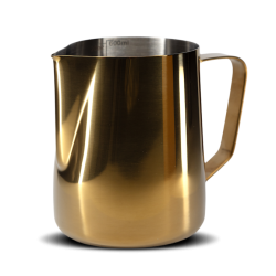 Złoty dzbanek do spieniania mleka