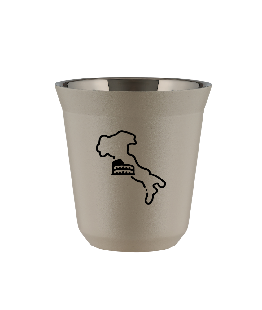 Kubek 80 ml BEŻOWY "Włochy"