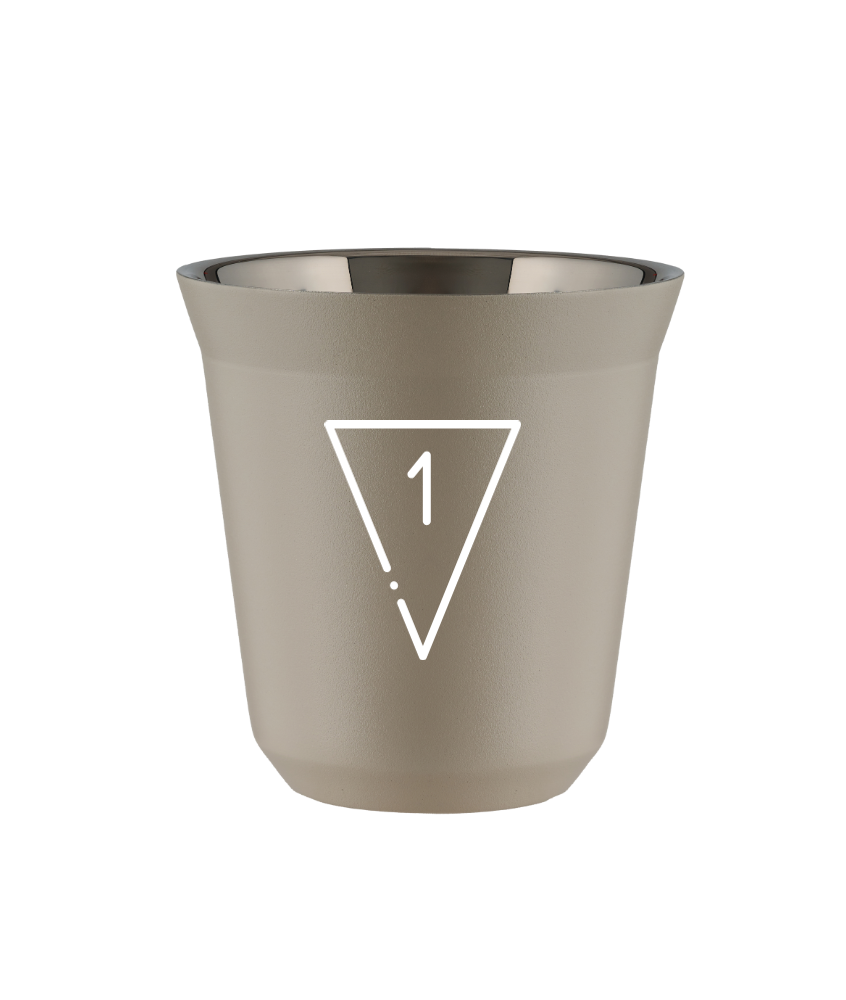 Kubek 80 ml BEŻOWY "1 (biały)"