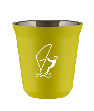 Kubek canary yellow 80 ml, SPORTY WODNE (bialy)