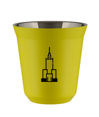 Kubek canary yellow 80 ml, PALAC KULTURY I NAUKI