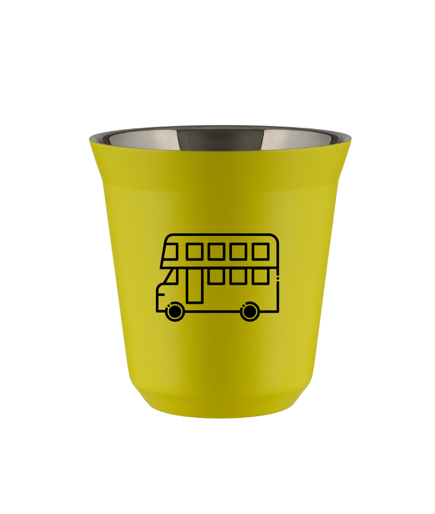 Kubek canary yellow 80 ml, AUTOBUS kubek termiczny na kawe | 65,00 zł