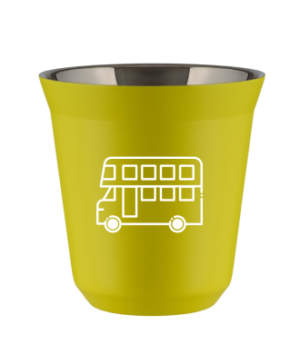 Kubek canary yellow 80 ml, AUTOBUS (bialy)