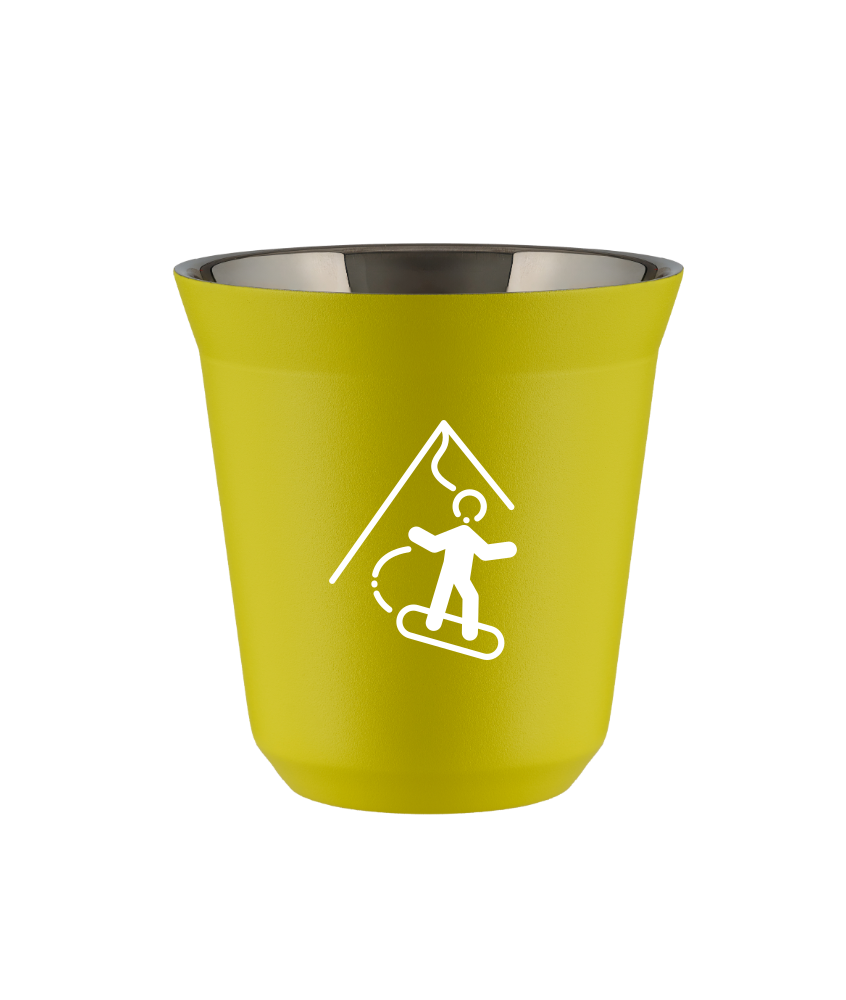 Kubek canary yellow 80 ml, SNOWBOARD (bialy) kubek termiczny na kawe | 65,00 zł Kubek canary yellow 80 ml, SNOWBOARD (bialy) kubek termiczny na kawe | 65,00 zł