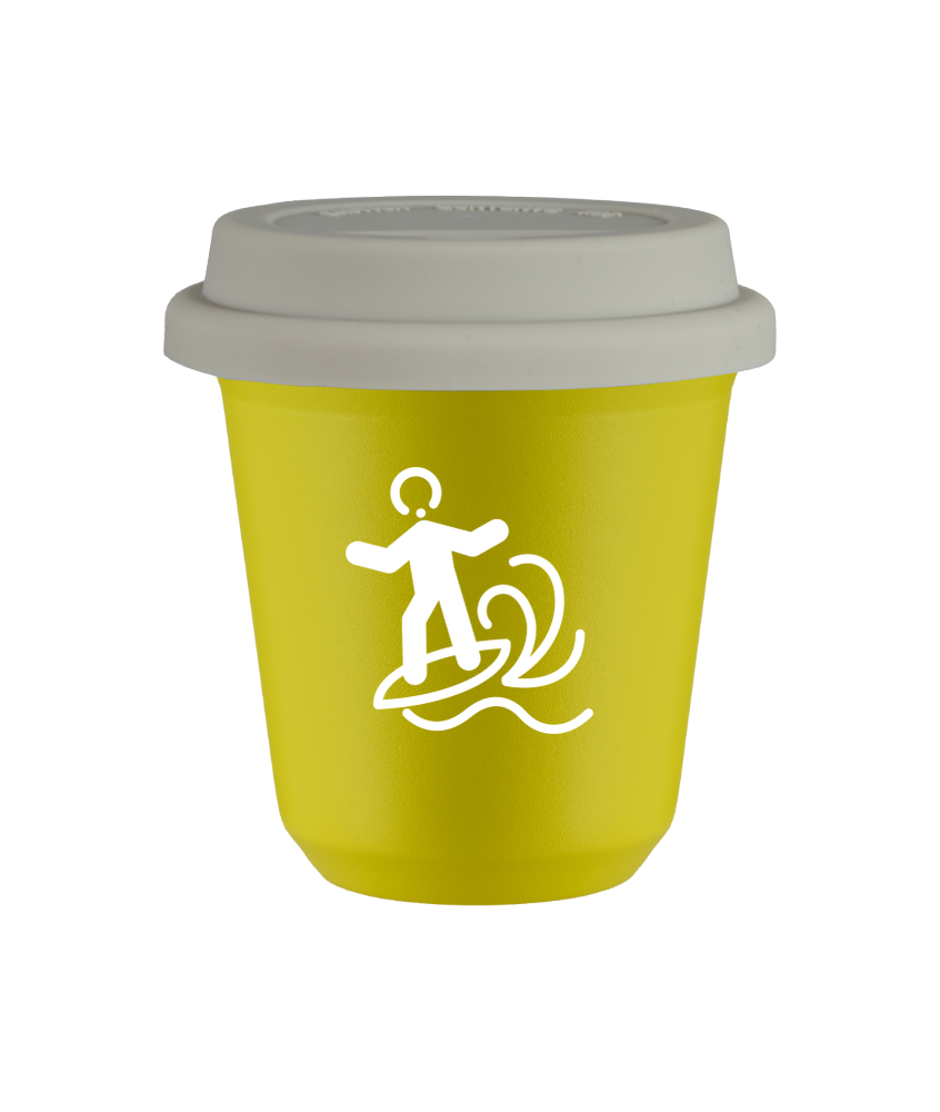 Kubek canary yellow 80 ml, WINDSURFING (bialy) z pokrywka biala kubek termiczny na kawe | 70,00 zł Kubek canary yellow 80 ml, WINDSURFING (bialy) z pokrywka biala kubek termiczny na kawe | 70,00 zł