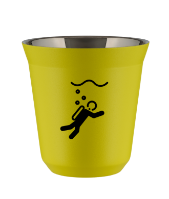Kubek canary yellow 80 ml, NURKOWANIE