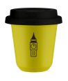 Kubek canary yellow 80 ml, BIG BEN z pokrywka czarna kubek termiczny na kawe | 70,00 zł