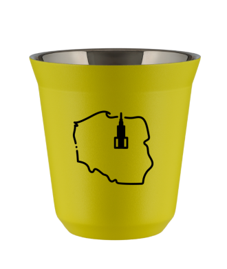 Kubek canary yellow 80 ml, POLSKA (czarny)