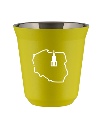 Kubek canary yellow 80 ml, POLSKA (bialy)
