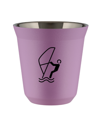 Kubek liliowy 80 ml, SPORTY WODNE (czarny)