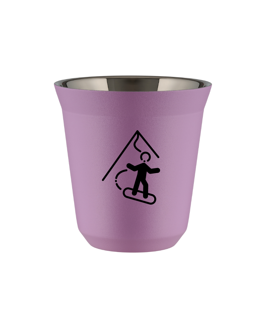 Kubek 80 ml LILIOWY "Snowboard"