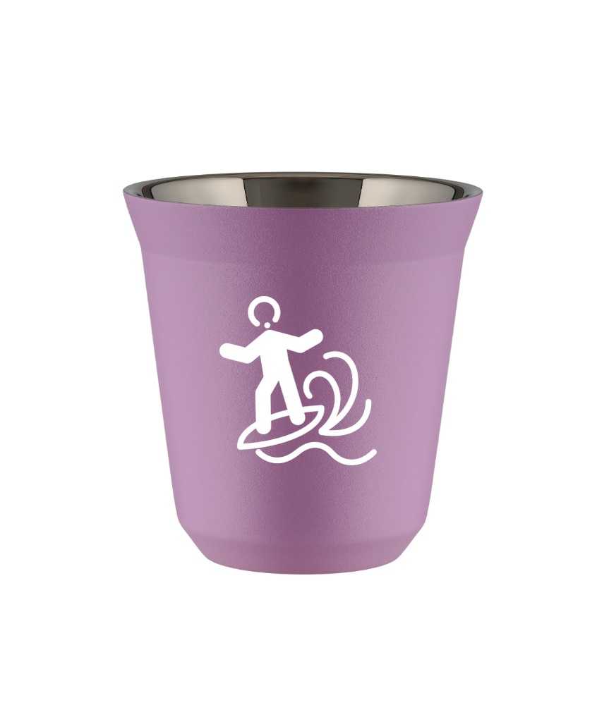Kubek 80 ml LILIOWY "Windsurfing (biały)"
